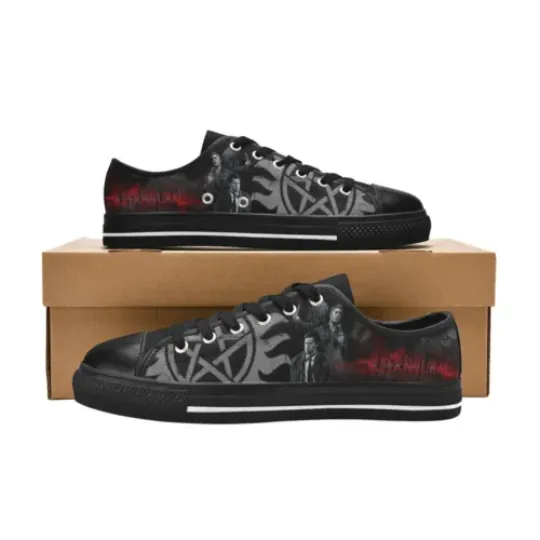 Discover Supernatural Low Top Sneakers Men Canvas Shoes