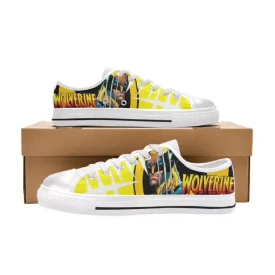 Discover Wolverine White Low Top Sneakers Women Canvas Shoes