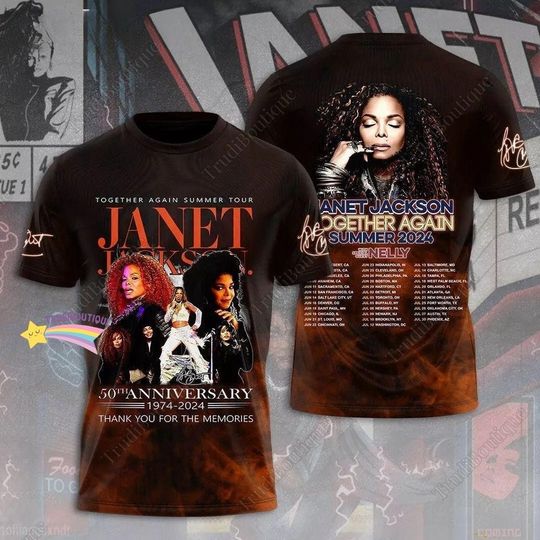 Discover Janet Jackson Together Again Anniversary Shirt
