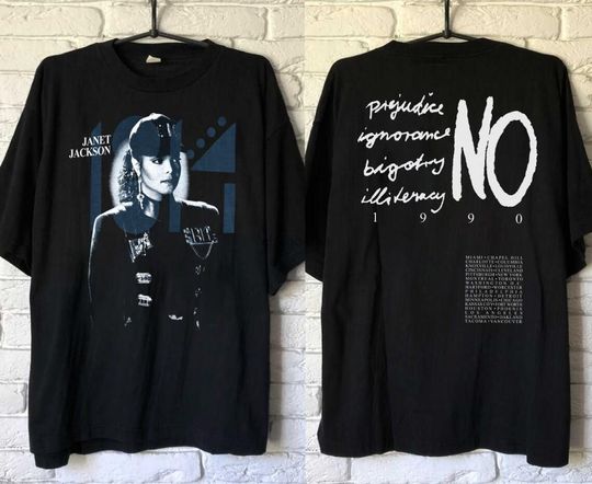Discover 1990 Rhythm Nation Tour Gift Shirt