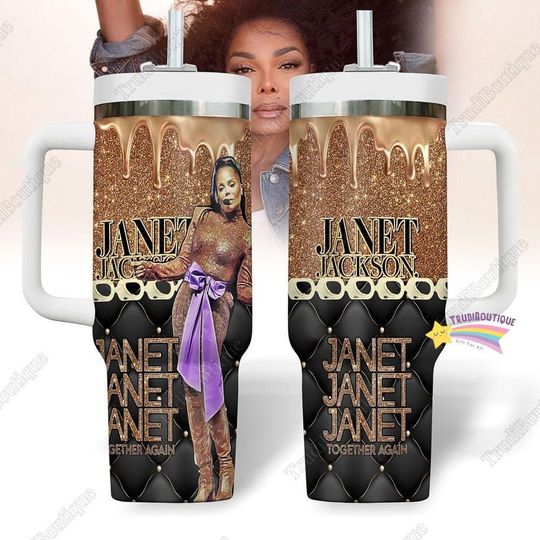 Discover Janet Jackson 2024 Tour Tumbler 40oz