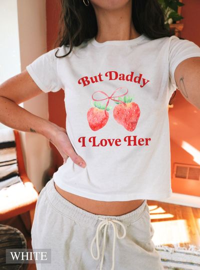 Discover But Daddy I Love Her Pride Baby Tee for Queer Kids