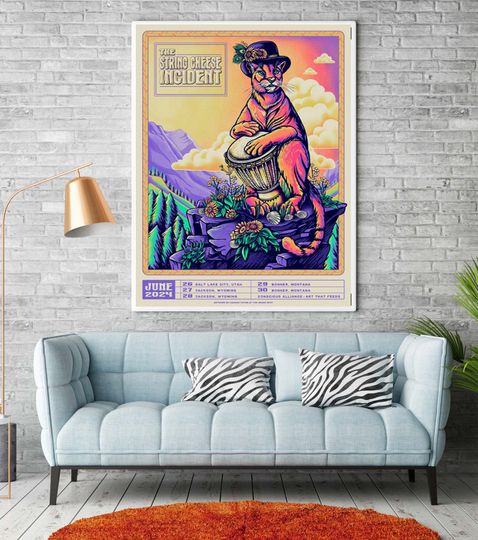 Discover The String Cheese Incident June 2024 Summer Tour Poster