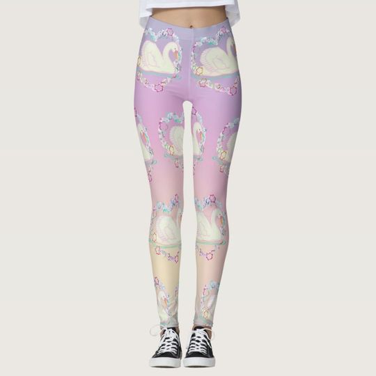 Discover Swan Princess leggings