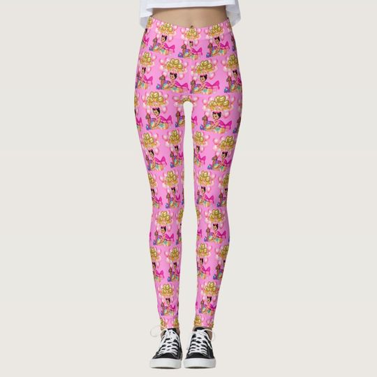 Discover Princess in Pink Leggings
