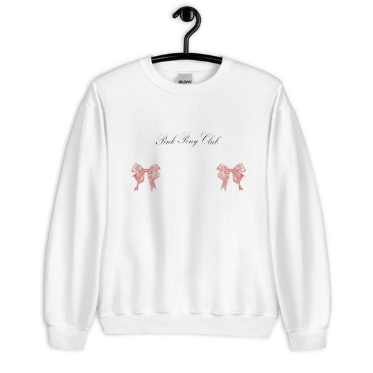 Discover Pink Pony Club Chappell-inspired Coquette Unisex Sweatshirt