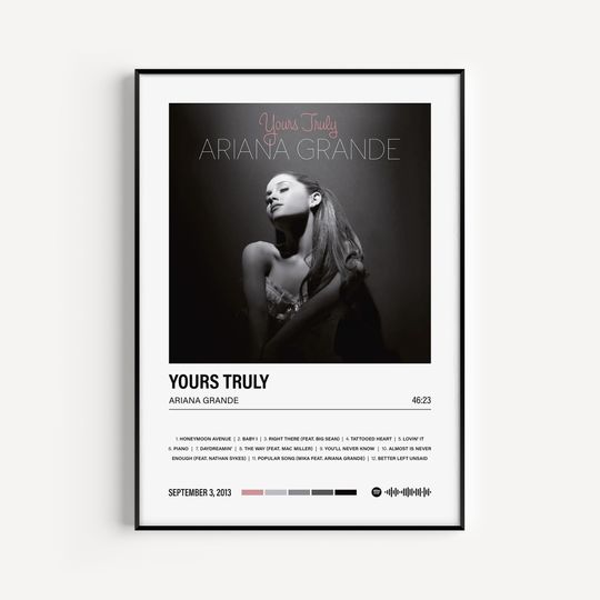 Discover Ariana Yours Truly Poster