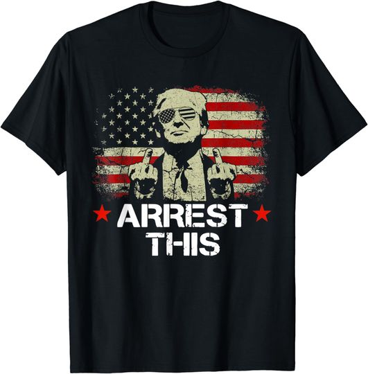Discover Trump Arrest This Funny Trump 2024 Convicted Felon T-Shirt
