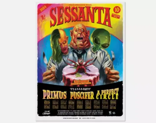 Discover Sessanta 2024 Tour Date Poster