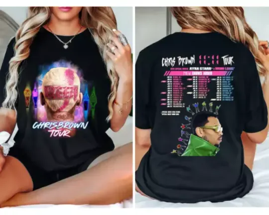 Discover Chris Brown Shirt, Chris Brown 11 11 Tour 2024 Shirt