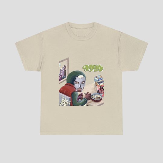 Discover Mf Dooom Y2k Graphic T-Shirt | Madvillain Metal Face Tee