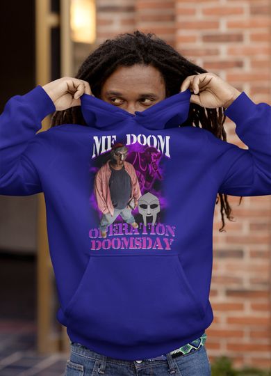 Discover MF Dooom Hoodie Hip Hop Clothing Rap Shirt 90s Rappers Merch