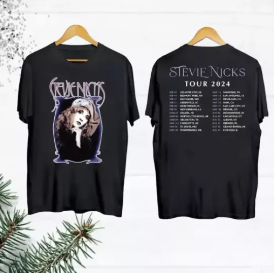 Discover 2024 Stevie Nicks Live In Concert T-Shirt, Vintage Stevie Nicks Shirt