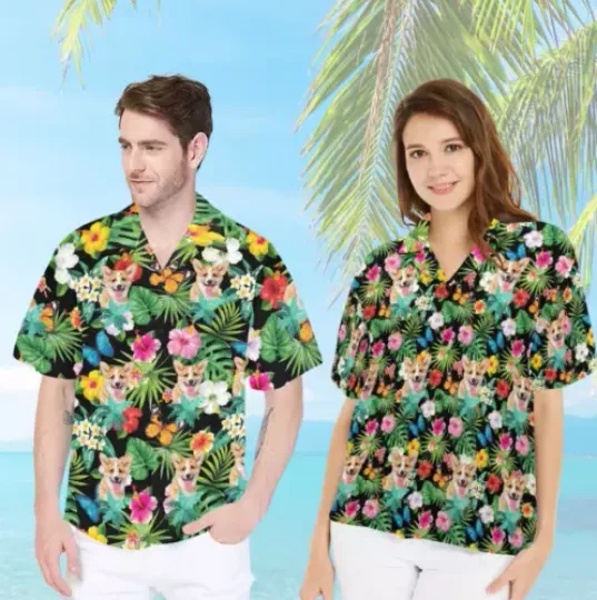 Discover Custom Shirts With Dog 3D HAWAII SHIRT