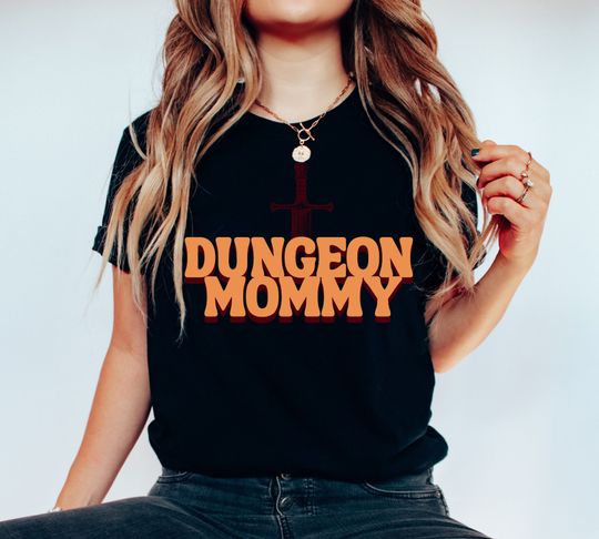 Discover Dungeon Mommy Shirt, DND Shirt, Gift for DM, Dungeon Master 80s Tee
