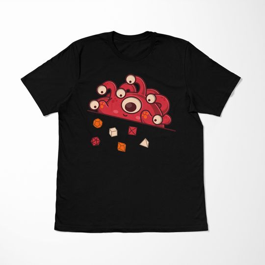 Discover Cute Beholder Dice Shirt, Dungeons and dragons Tshirt