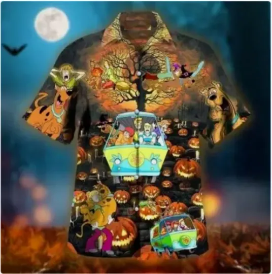 Discover Scooby Doo Happy Halloween 3D HAWAII SHIRT HALLOWEEN GIFT CHRISTMAS GIFT