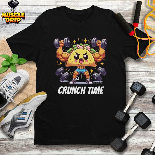 Discover Kawaii Cute Workout Taco Shirt, Gym Lover, Funny Fitness Quote