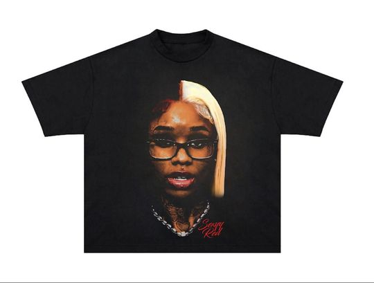 Discover Sexyy Red Big Face Graphic T Shirt