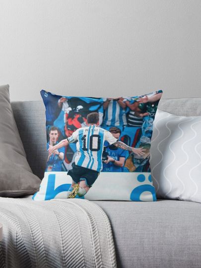Discover Lionel Messi world cup Pillow