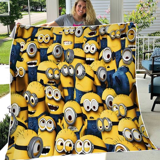 Discover Minions Baby Blanket