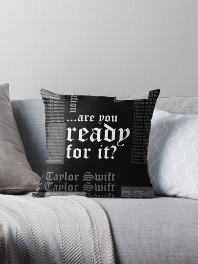 Discover are you ready for it? rep version Pillow