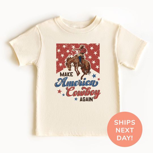 Discover Make America Cowboy Again Shirt and Onesie, American Toddler