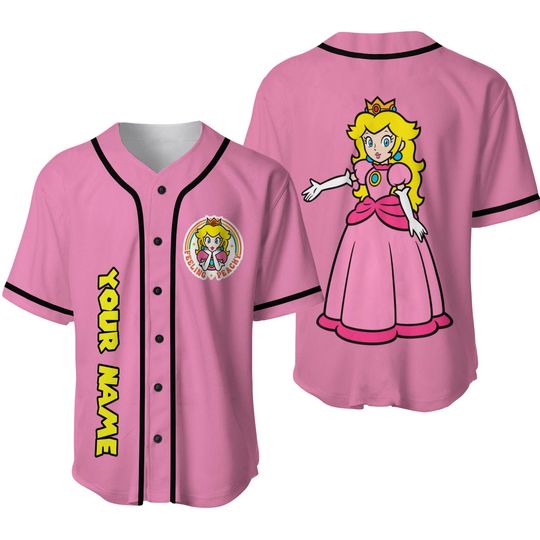 Discover Personalize Mario Feeling Princess Peachy, Personalized Collection Jersey