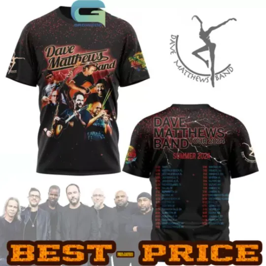 Discover Dave Matthews Band Tour 2024 Summer 2024 Fan Shirts