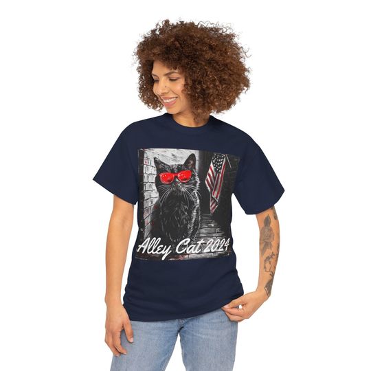 Discover Alley Cat Morals in 2024 Unisex Cotton Tee, Debate, Election, Trump, Biden