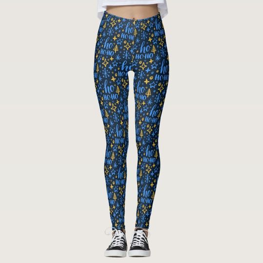 Discover Ho Ho Ho Leggings for Women - Festive Holiday Wear