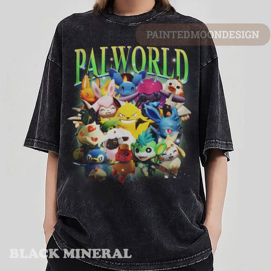 Discover Palworld Pals Shirt, Palworld Video Game Shirt