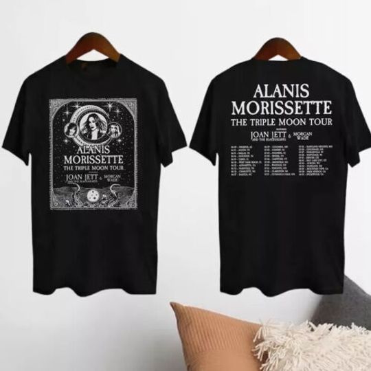 Discover Alaniss Morissettee The Triple Moon Tour 2024 T-Shirt