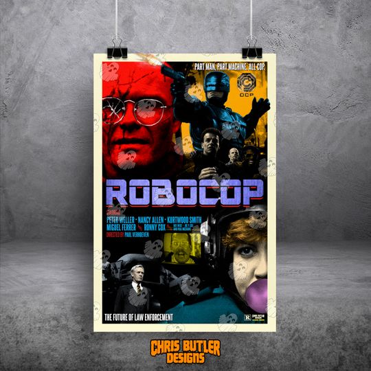 Discover Robocop (Classic Series 9) Vintage Movie Poster