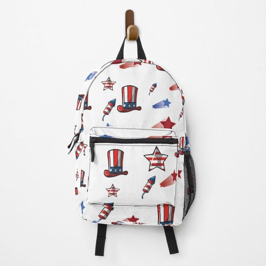 Discover 4th Of July Independence Day USA Flag Backpack