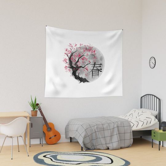 Discover Cherry Blossom Festival Tapestry