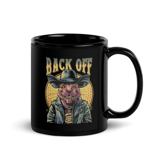 Discover Back Off Sarcastic Cartoon Mug