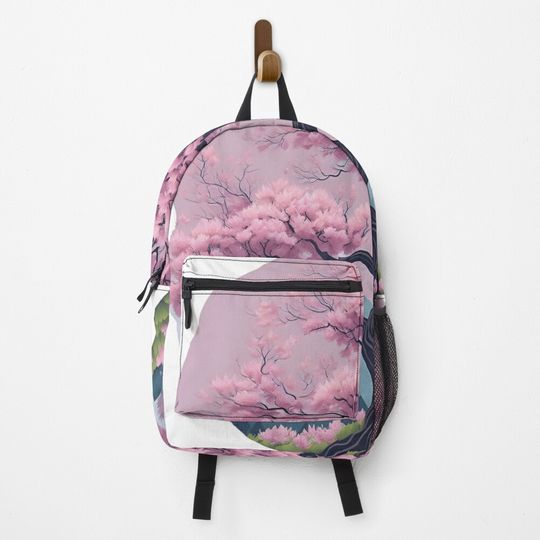 Discover Cherry Blossom Tree Backpack