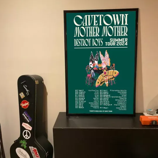 Discover Cavetown and Mother Mother - Destroy Boys Summer Tour 2024 Poster1