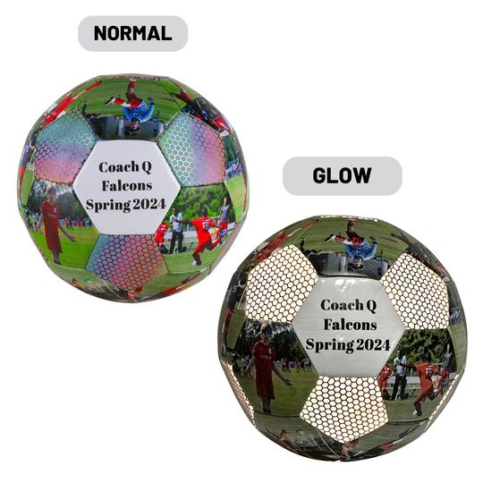 Discover Personalized Holographic Reflective Soccer Gift Ball