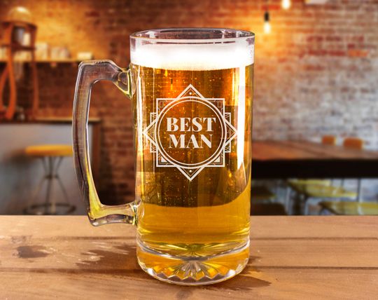 Discover Best Man Beer Mug - Best Man Gifts - Wedding Party Gifts