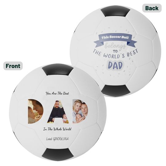 Discover Custom Soccer Ball For Dad, Personalized Gift, Father's Day Gift
