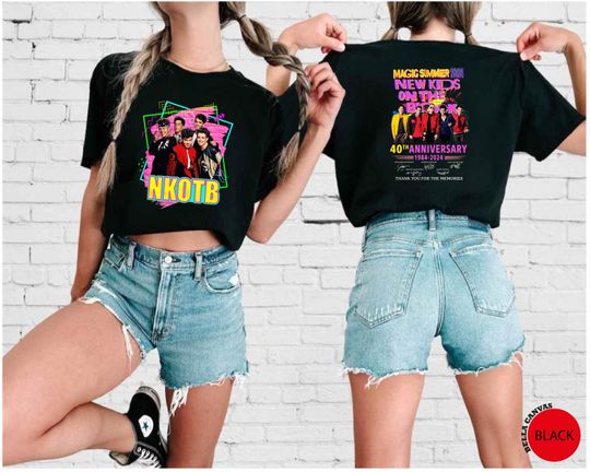 Discover NKOT Block Magic Summer 2024 40th Anniversary Shirt, NK on The Block