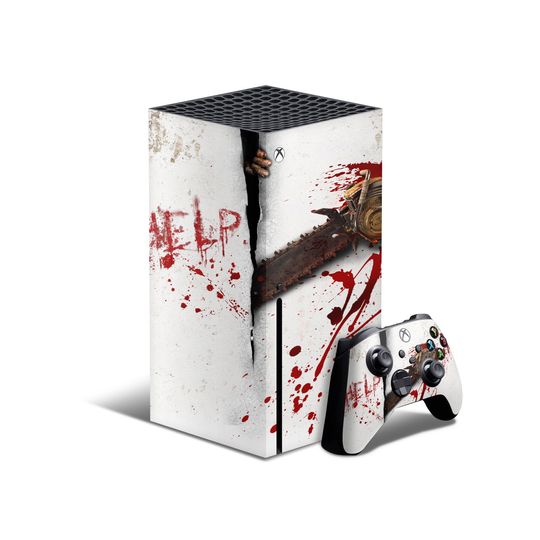 Discover Blood Spatter Skin Decal For Xbox Series X Console And Controller