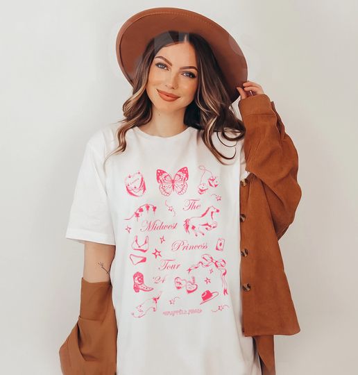 Discover Chappell Tour Shirt, Roan Pink Club T-Shirt, Pink Pony Shirt, Chappell Midwest Princess