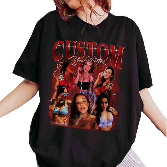 Discover NAZENTI Custom Your Own Bootleg Shirts, Your Custom Text Shirt
