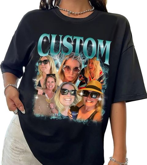 Discover Custom Bootleg Rap Tee Shirts, Personalized Your Photos Vintage Shirt