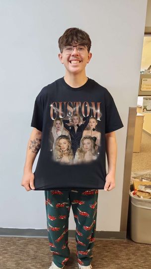 Discover Custom Vintage Bootleg Rap Shirt - Custom Face Design