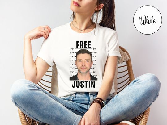Discover Viral Shirt, FREE Justin Timberlake Mugshot T-Shirt
