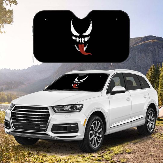 Discover Venom Car Sun shade, Cute Gifts Car Decoration